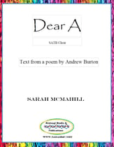 Dear A SATB choral sheet music cover